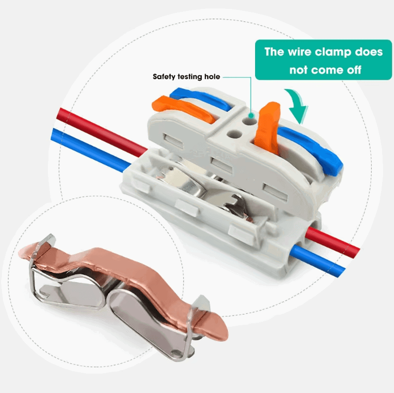 (৫পিচ মাত্র ৫৫০ টাকা)Mini Fast Wiring Cable Connectors Universal Compact Splitter - China To BD Web
