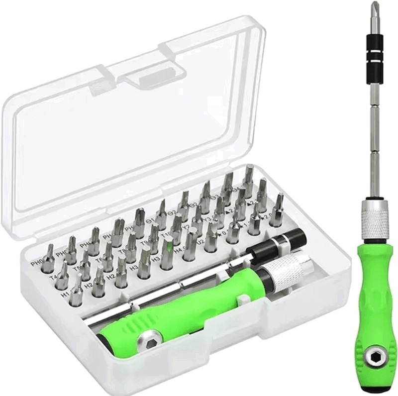 Mini Magnetic Screwdriver (৩২ ইন ১ স্ক্রু ড্রাইভার সেট) - China To BD Web