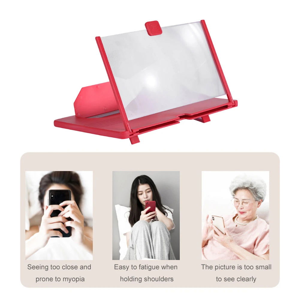 Mobile Phone Screen Magnifier 3D HD Video Amplifier Projector Stand - China To BD Web