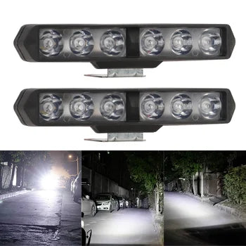 Flashing & RED Devil Eye Effect Light for Bikes and Cars (2pcs Set)