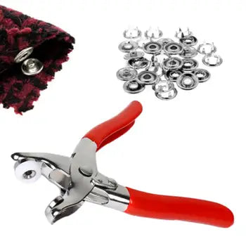Plier Tool Metal Snap Button-2Set