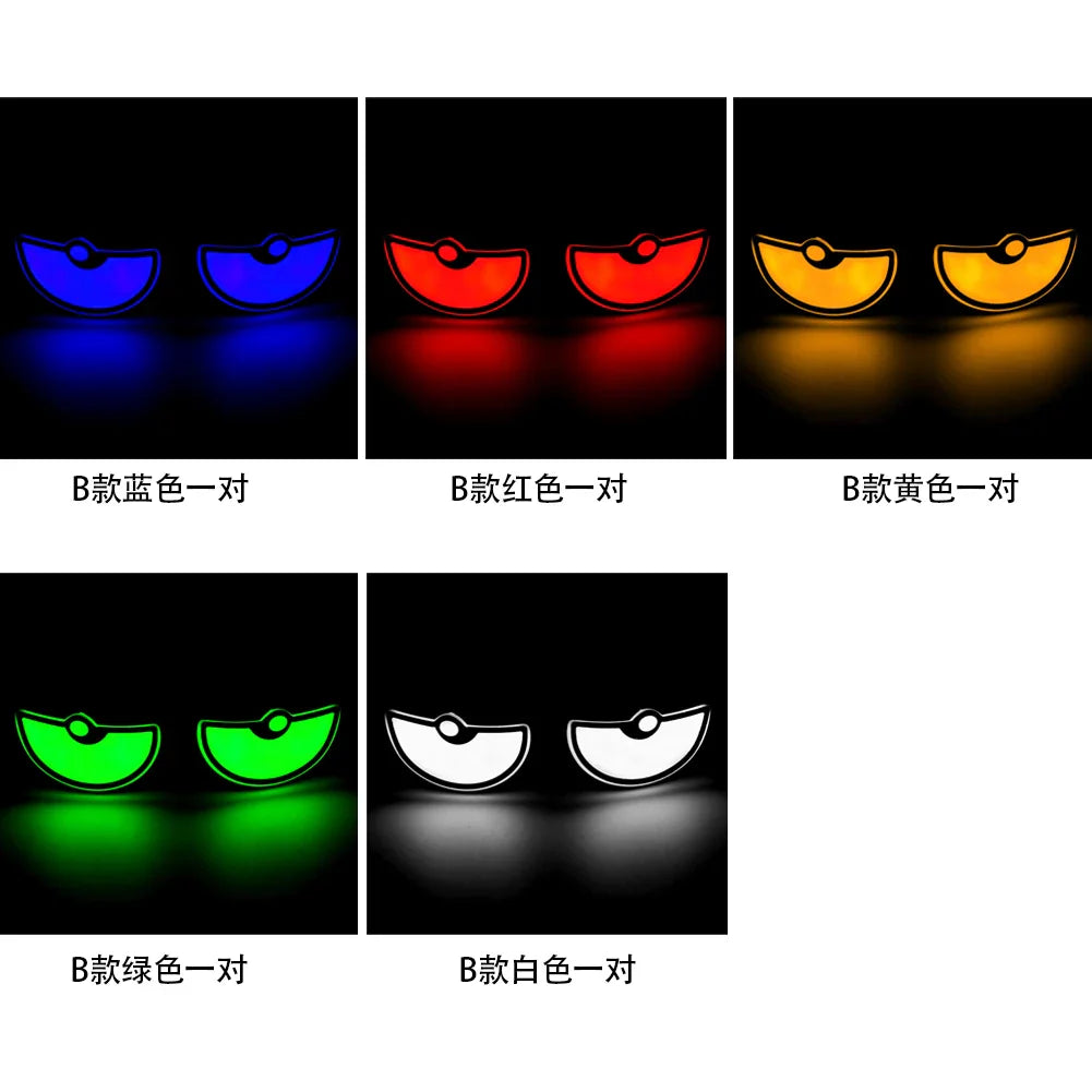 এক জোড়া হলুদ কালার -LED Devil's Eyes-Type 1-Yollow