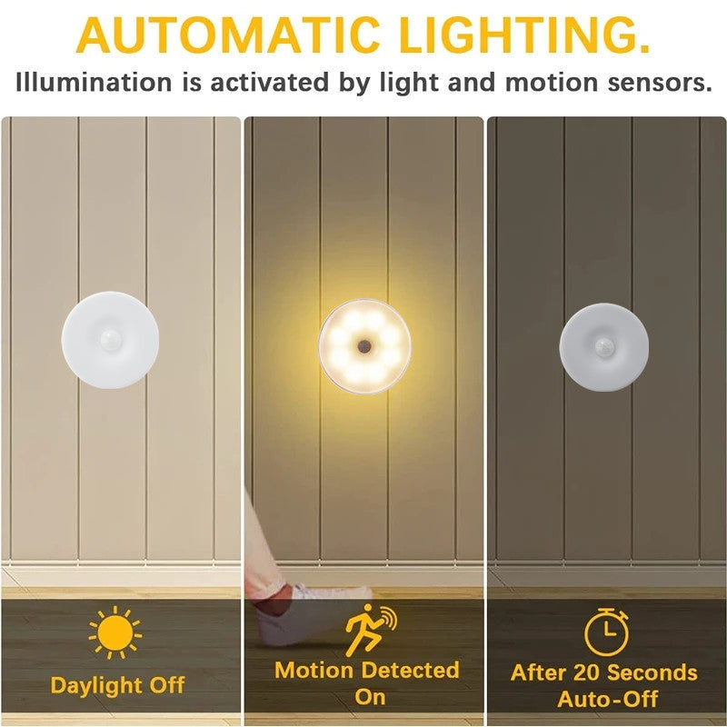 Motion Sensor Light Led USB NightLights-1pcs