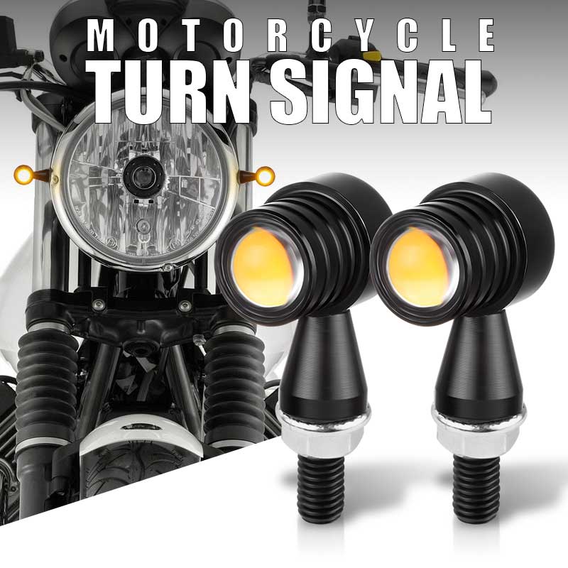 Motorcycle Mini Bullet Flashing Light Indicator-4pcs Set
