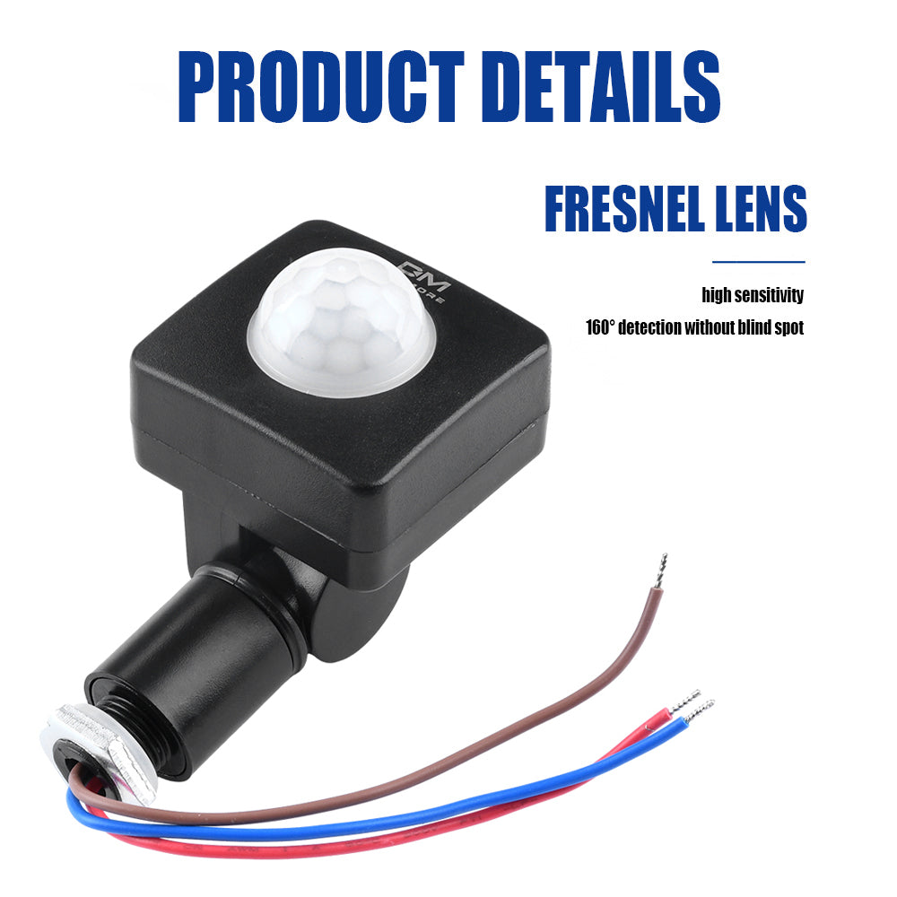 (২ পিচ )Motion Sensor Switch 180 Degree Sensor