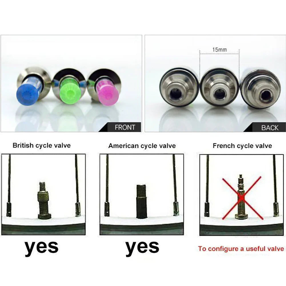 Tire Valve Cap Flashlight-Green Color