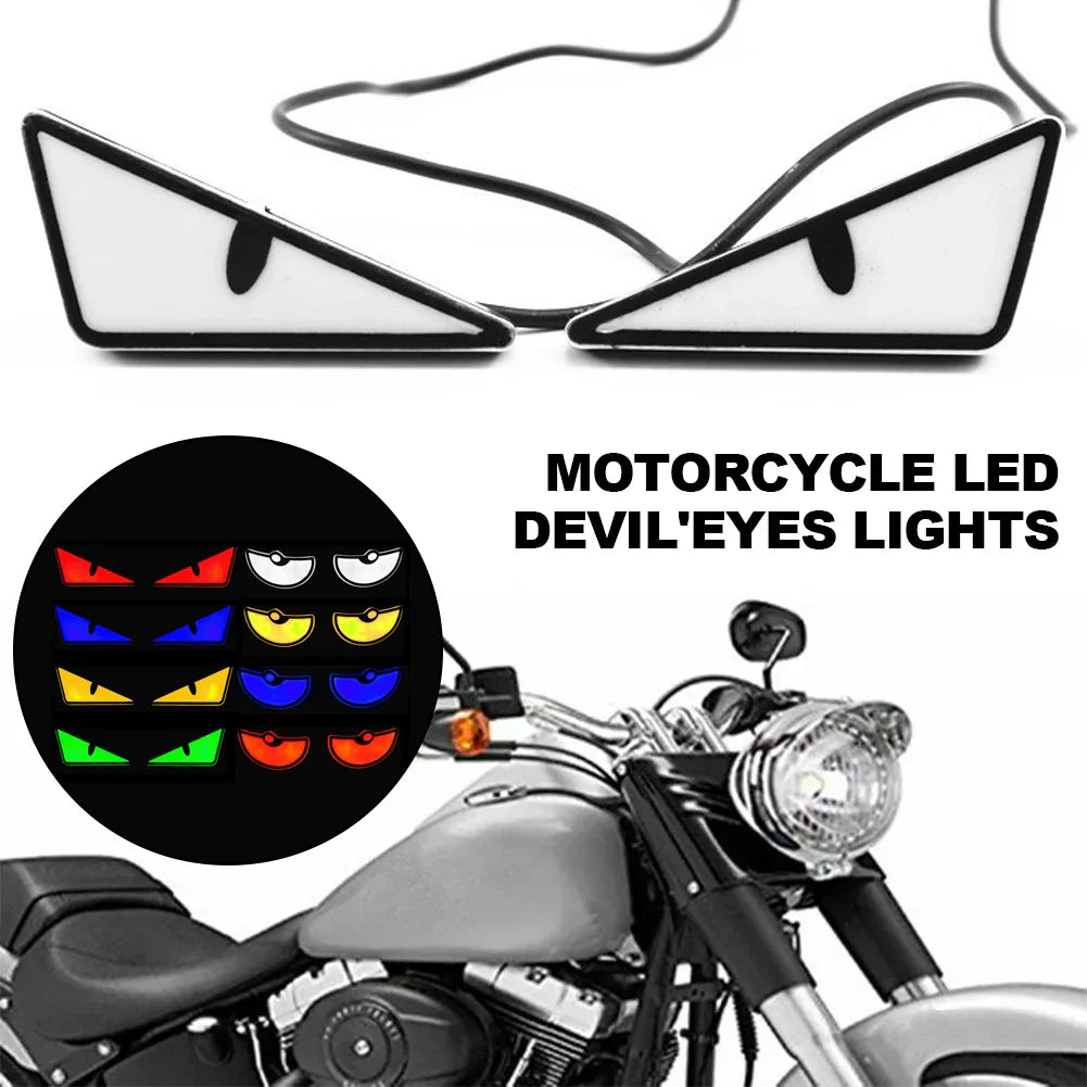 এক জোড়া হলুদ কালার -LED Devil's Eyes-Type 1-Yollow