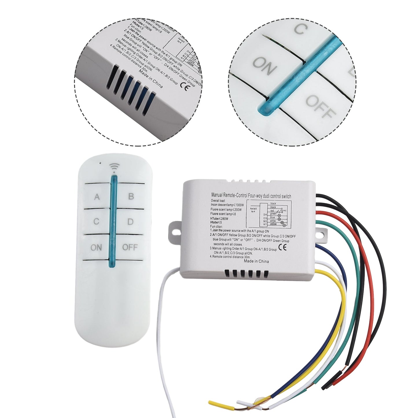 ১টা ডিভাইছেই ৪টা সুইচ কন্ট্রোল-Remote Control Switch