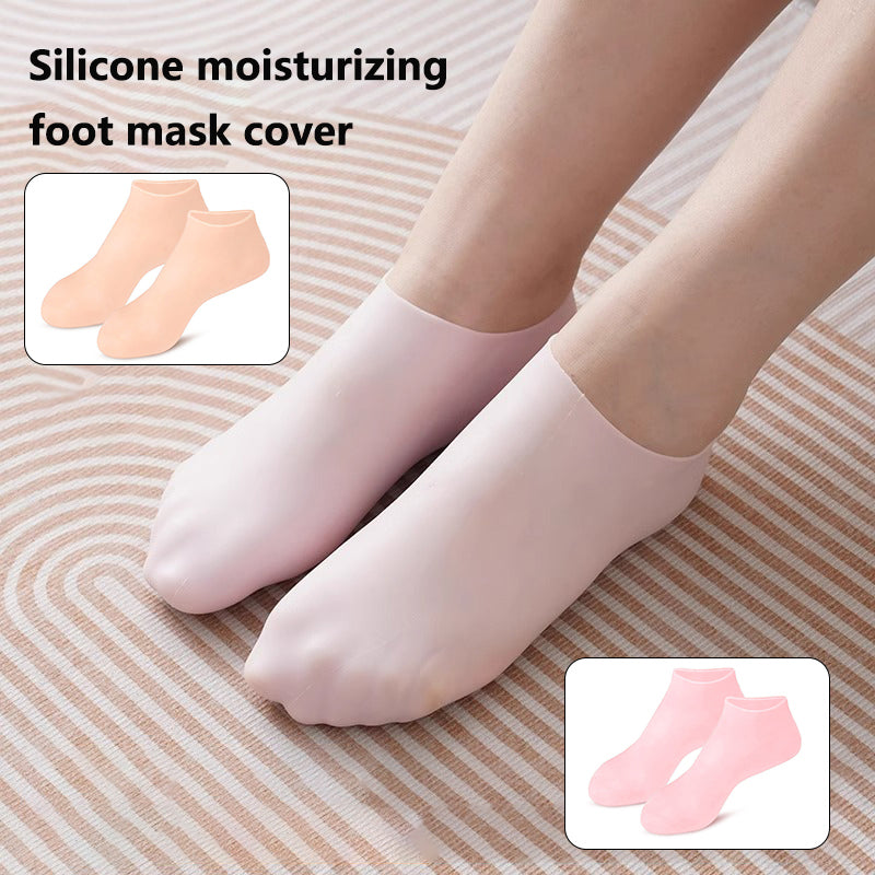 দুই জোড়া-Silicone Pedicure Moisturizing Socks-2 Pair