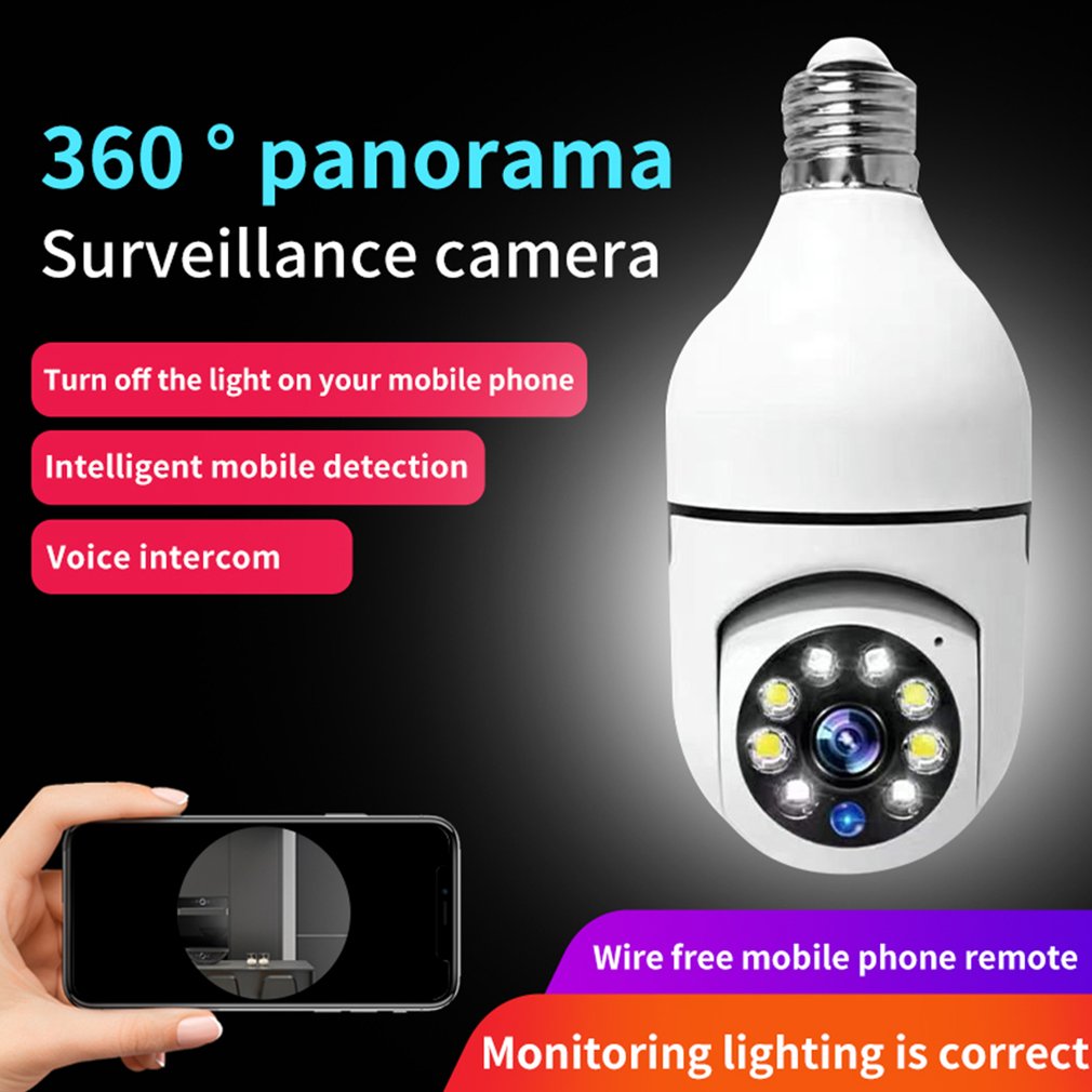 ১ পিচ -Surveillance Bulb Camera LED Light -1 pcs