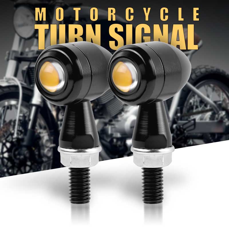 Motorcycle Mini Bullet Flashing Light Indicator-4pcs Set