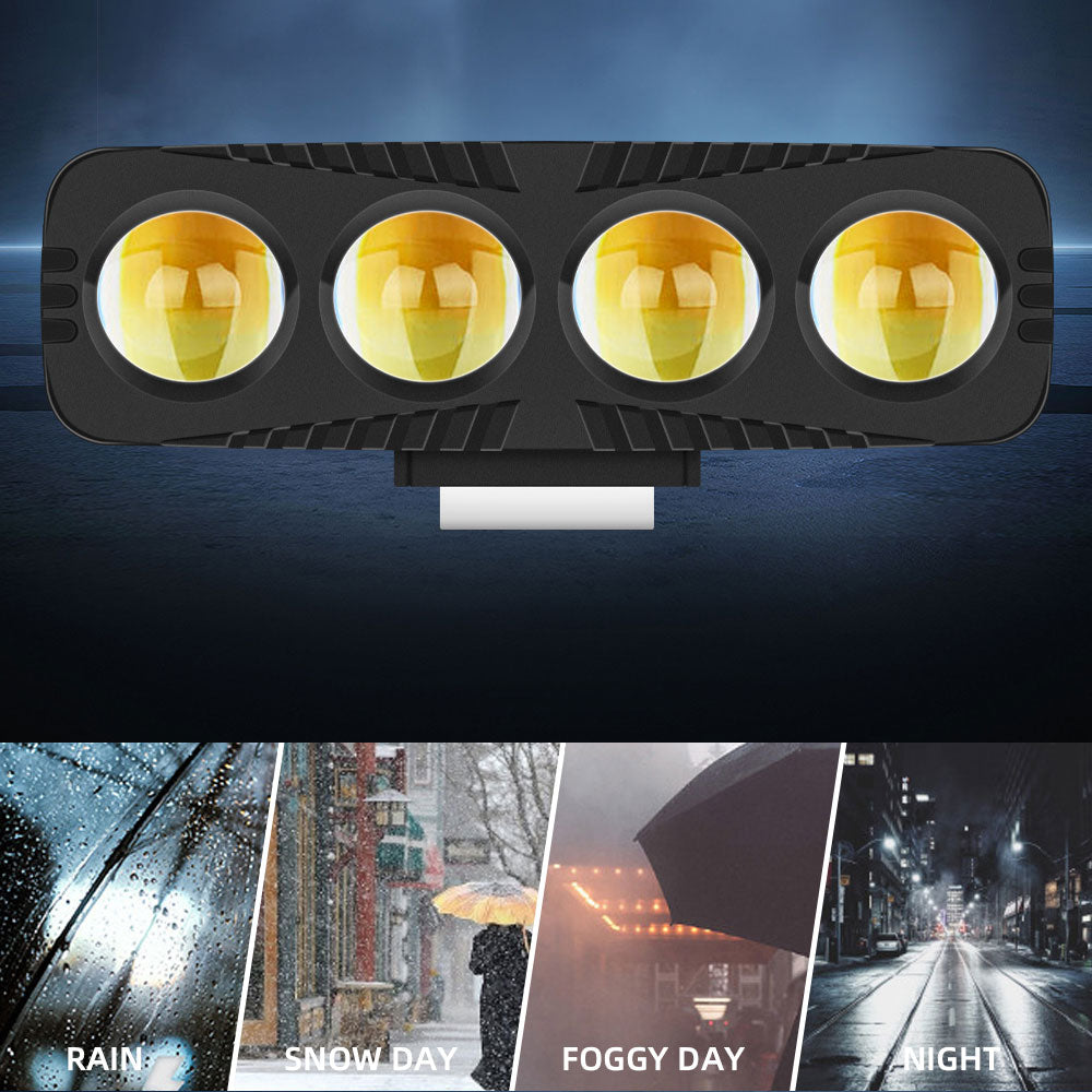 Flashing & RED Devil Eye Effect Light for Bikes and Cars(1Pcs)