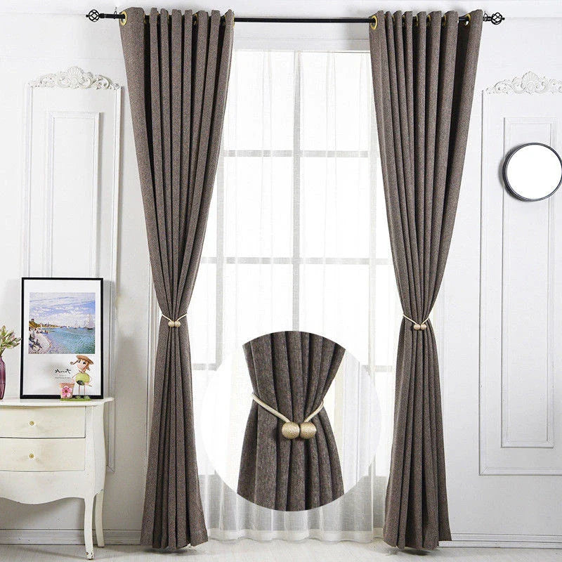 চকলেট কালার-২ জোড়া- Elegant Magnetic Curtain Buckle Chocolet Color-2 Pair