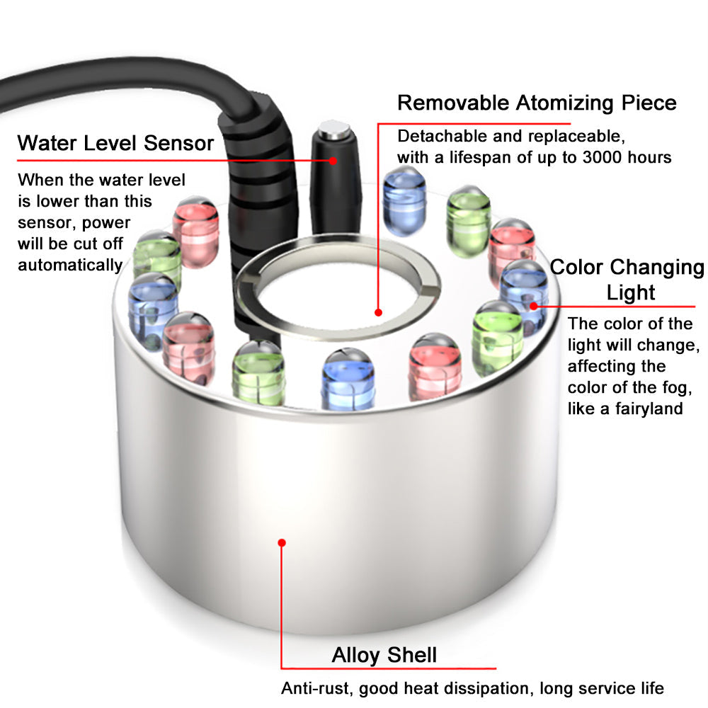 Humidifier Hydroponics Nebulizer Water Fountain