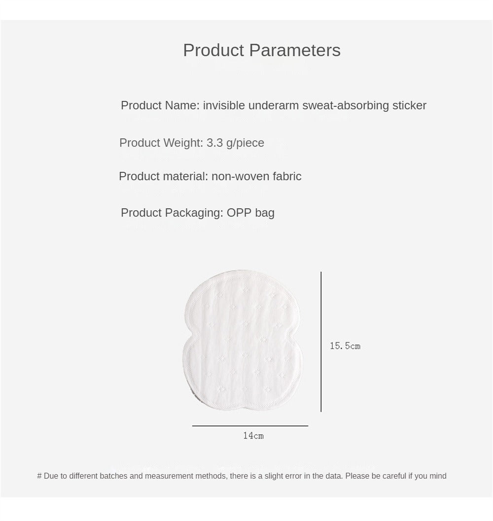 ১০০ পিচ -Deodorants Underarm Anti  Sweat Pads-100 pcs