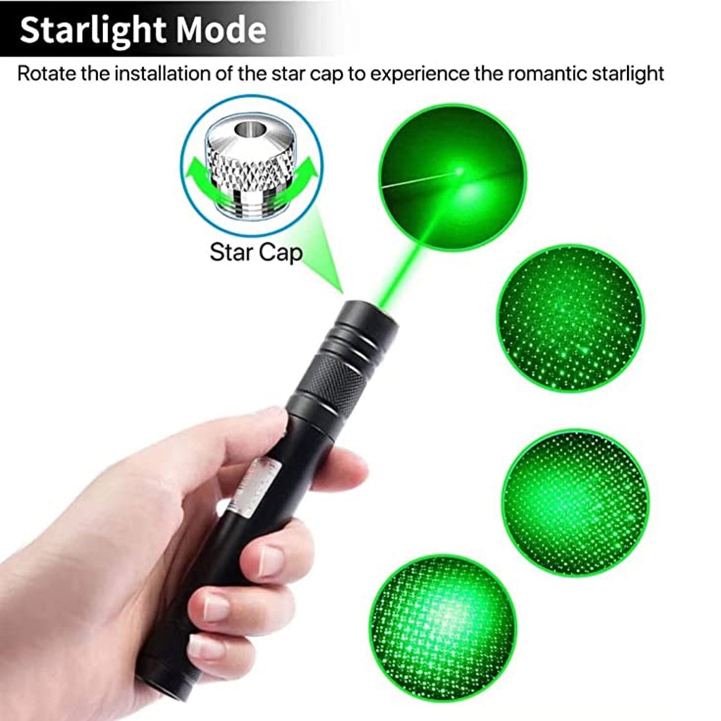 Green Laser Pointer Pen-2pcs