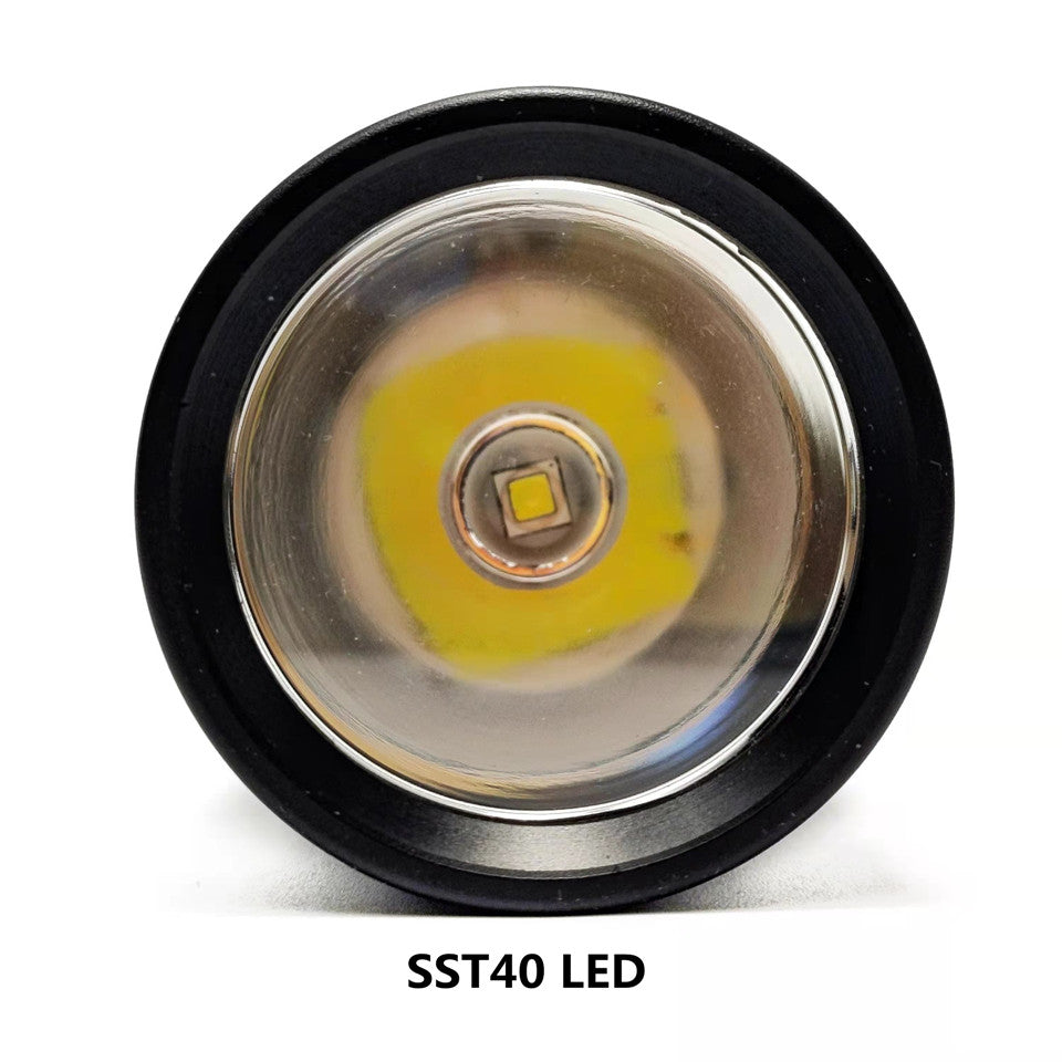 Strong Light Lamp T40 LED Flashlight USB Rechargeable Ultra-Bright Torch High Power Lantern Built-in 3*18650 Lithium Batteries