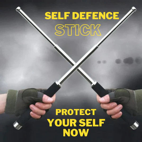 Combo Self-Defense Stick+Shocker with Flashlight