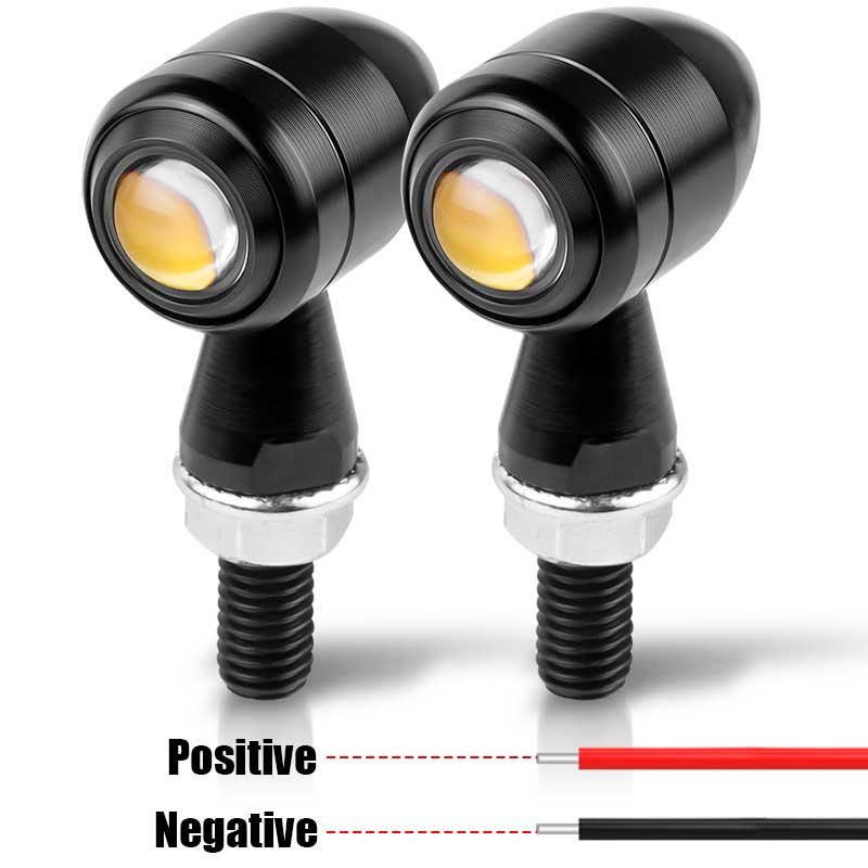 Motorcycle Mini Bullet Flashing Light Indicator-4pcs Set