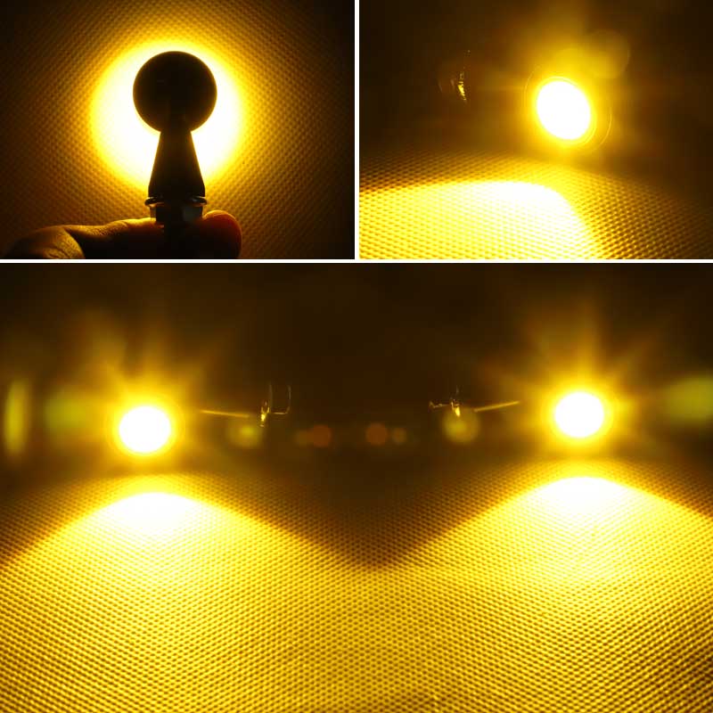 Motorcycle Mini Bullet Flashing Light Indicator-2pcs Set
