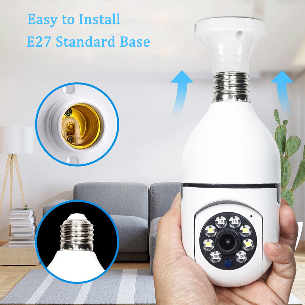 ১ পিচ -Surveillance Bulb Camera LED Light -1 pcs
