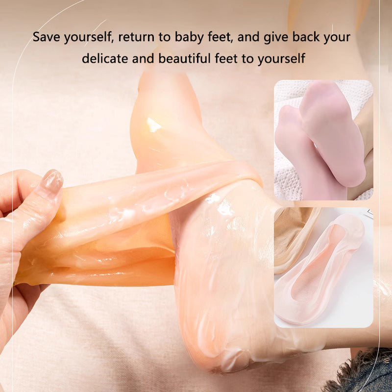 দুই জোড়া-Silicone Pedicure Moisturizing Socks-2 Pair