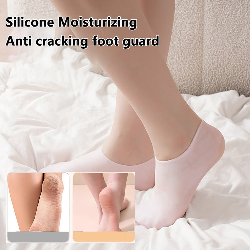 তিন জোড়া -Silicone Pedicure Moisturizing Socks-3 Pair