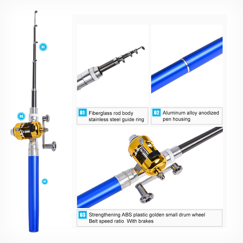 Telescopic Mini Fishing Rod