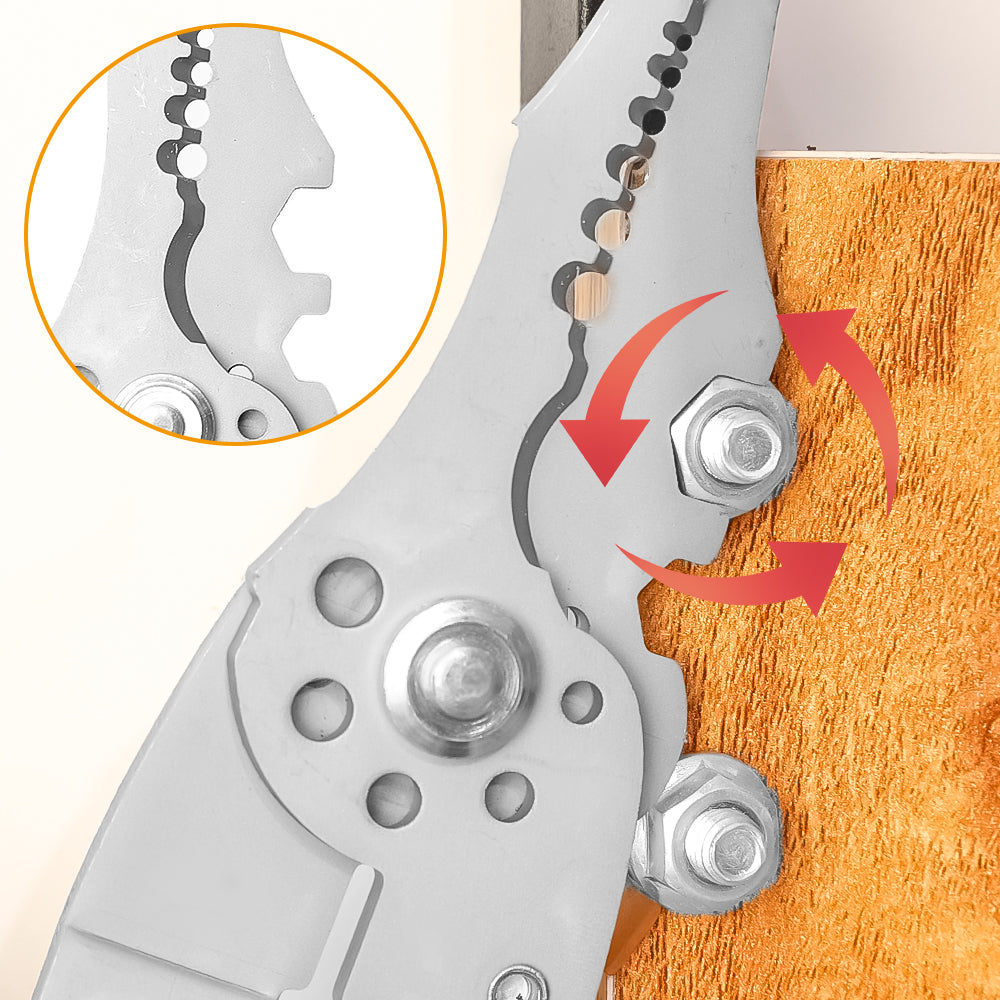 Multifunctional wire stripping pliers
