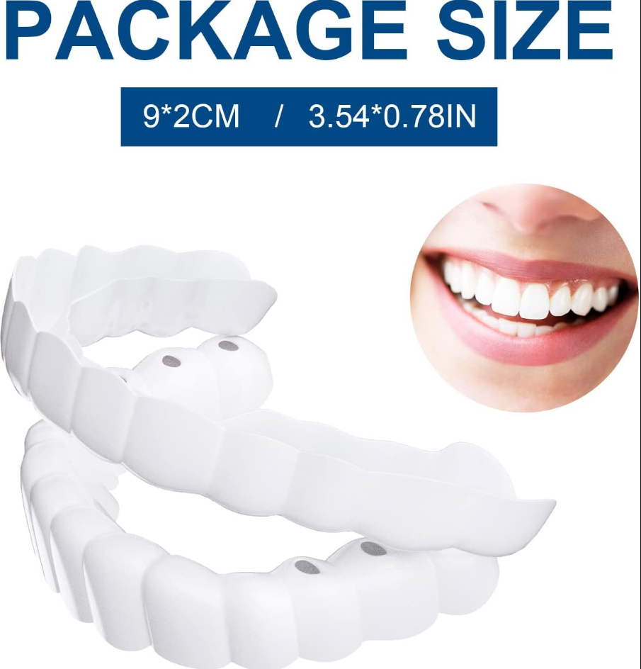 Clip in Veneers Teeth,Fake Braces-5 pair