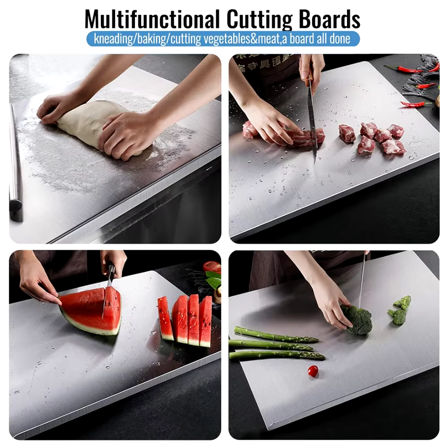 (১২ইঞ্চি লম্বা ১৬ ইঞ্চি চওড়া)Stainless Steel Cutting Board