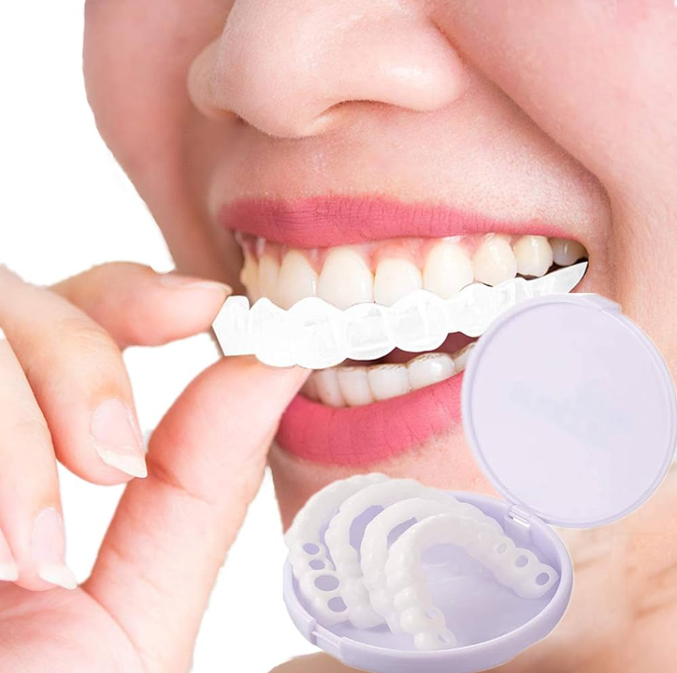 Clip in Veneers Teeth,Fake Braces-2 pair