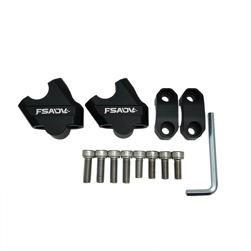 Motorcycle handle bar heightening extender-1 pair