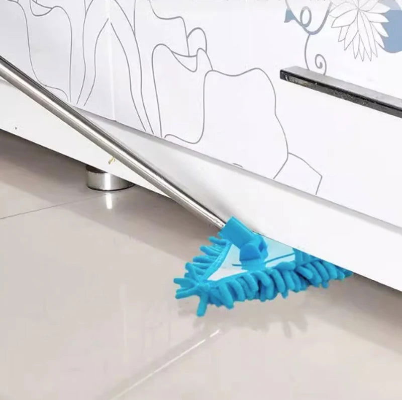 Triangle Cleaning Mini Mop Microfiber Pads Retractable 180°Rotatable Wall Ceiling Clean Brush Mop Washing Dust Brush Home Clean Tool - China To BD Web