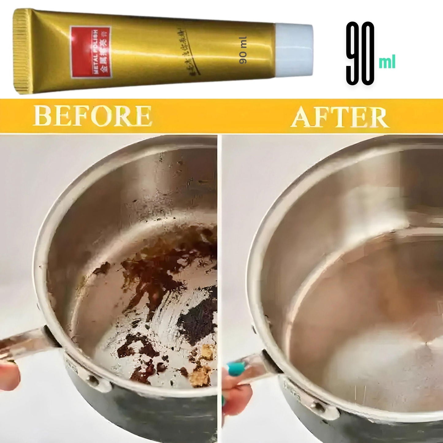 Ultimate Metal Polish Cream Stainless Steel - China To BD Web