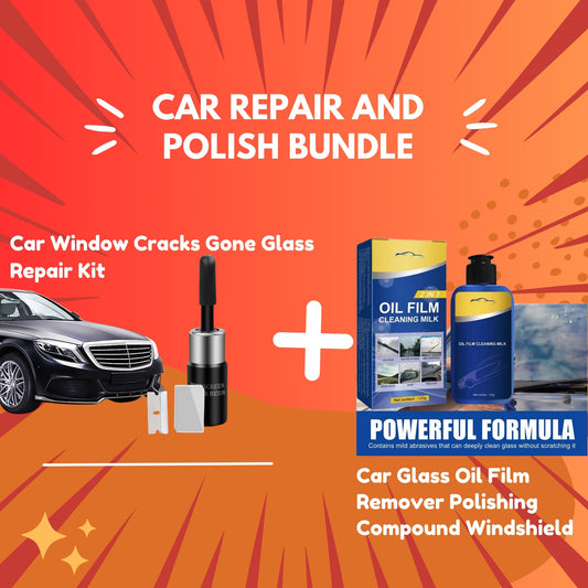 Car Glass Repair and Polish Bundle