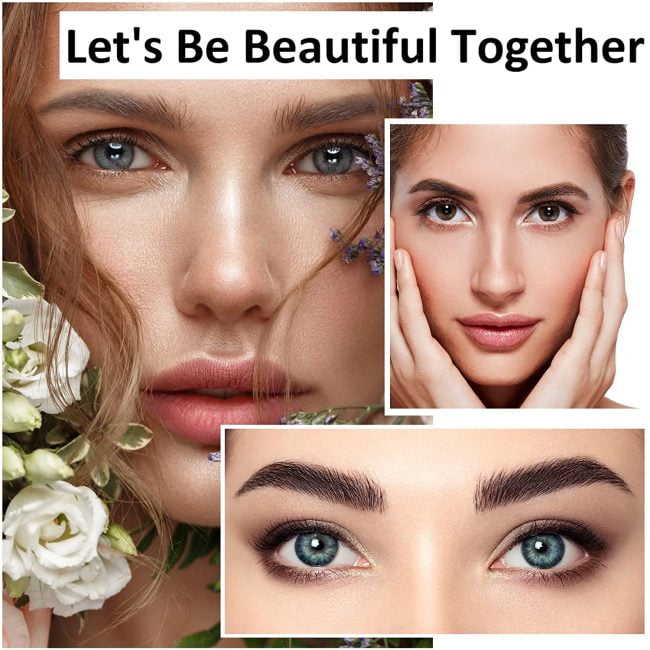 Waterproof 4 Points Eyebrow Pen-Gray Brown - China To BD Web