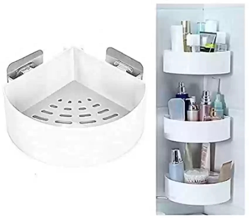 ৬ পিচ ১০০০ টাকা-3pcs  Bathroom Shelf +3pcs Corner Self Combo