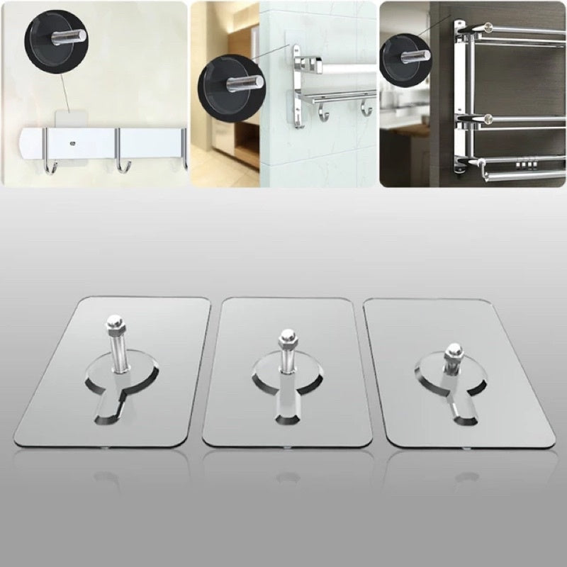 Adhesive Hanging Wall Hook Screw 10pcs set