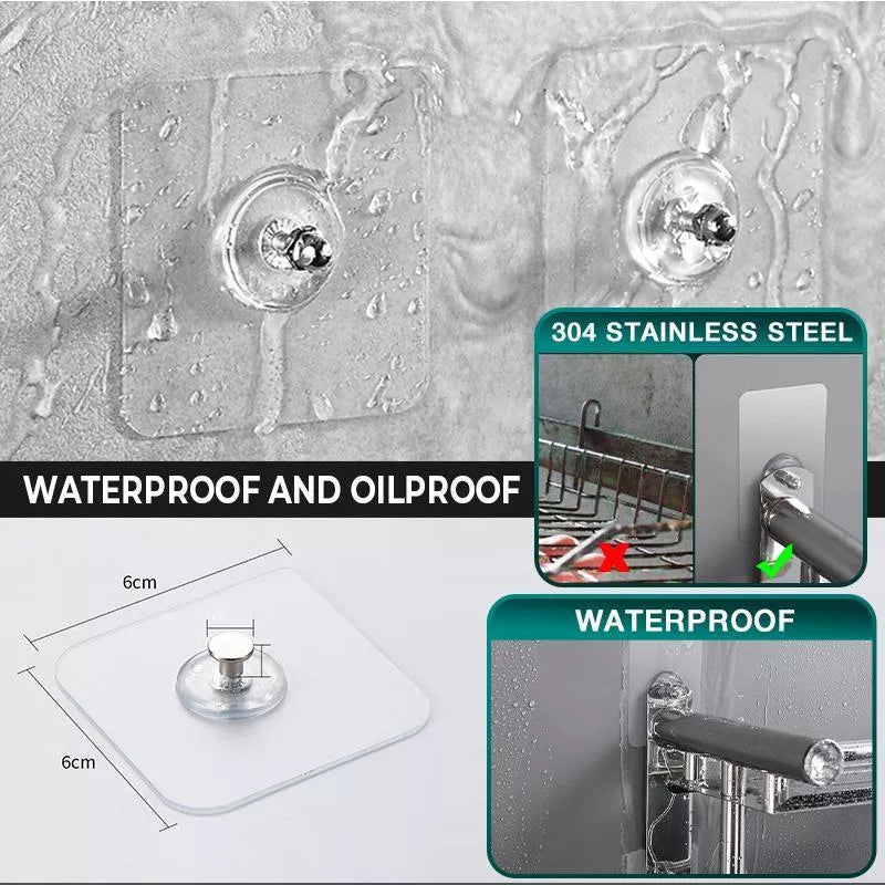 Adhesive Hanging Wall Hook Screw 10pcs set