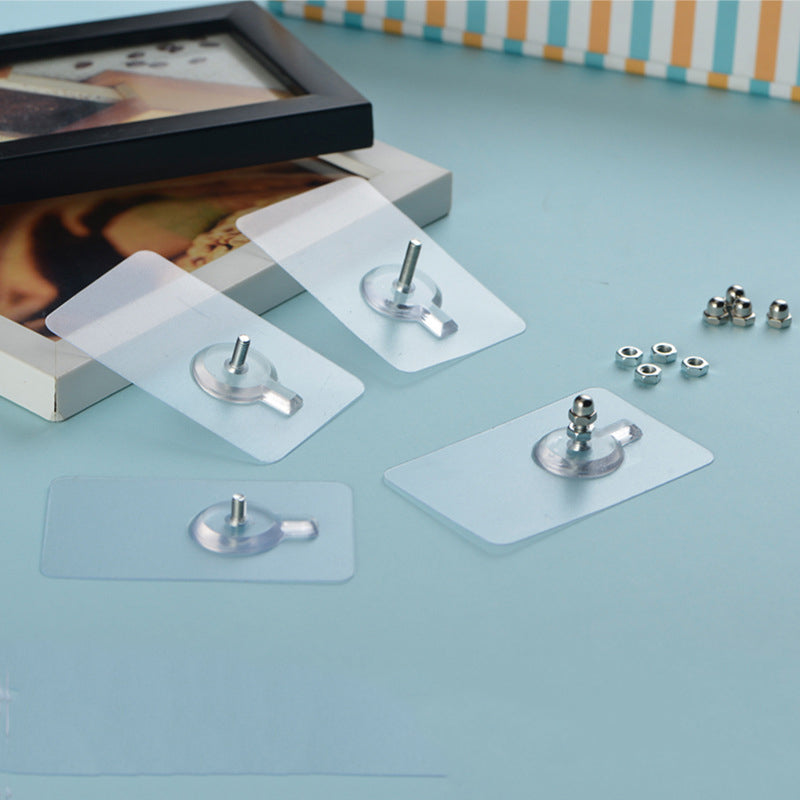 Adhesive Hanging Wall Hook Screw 10pcs set