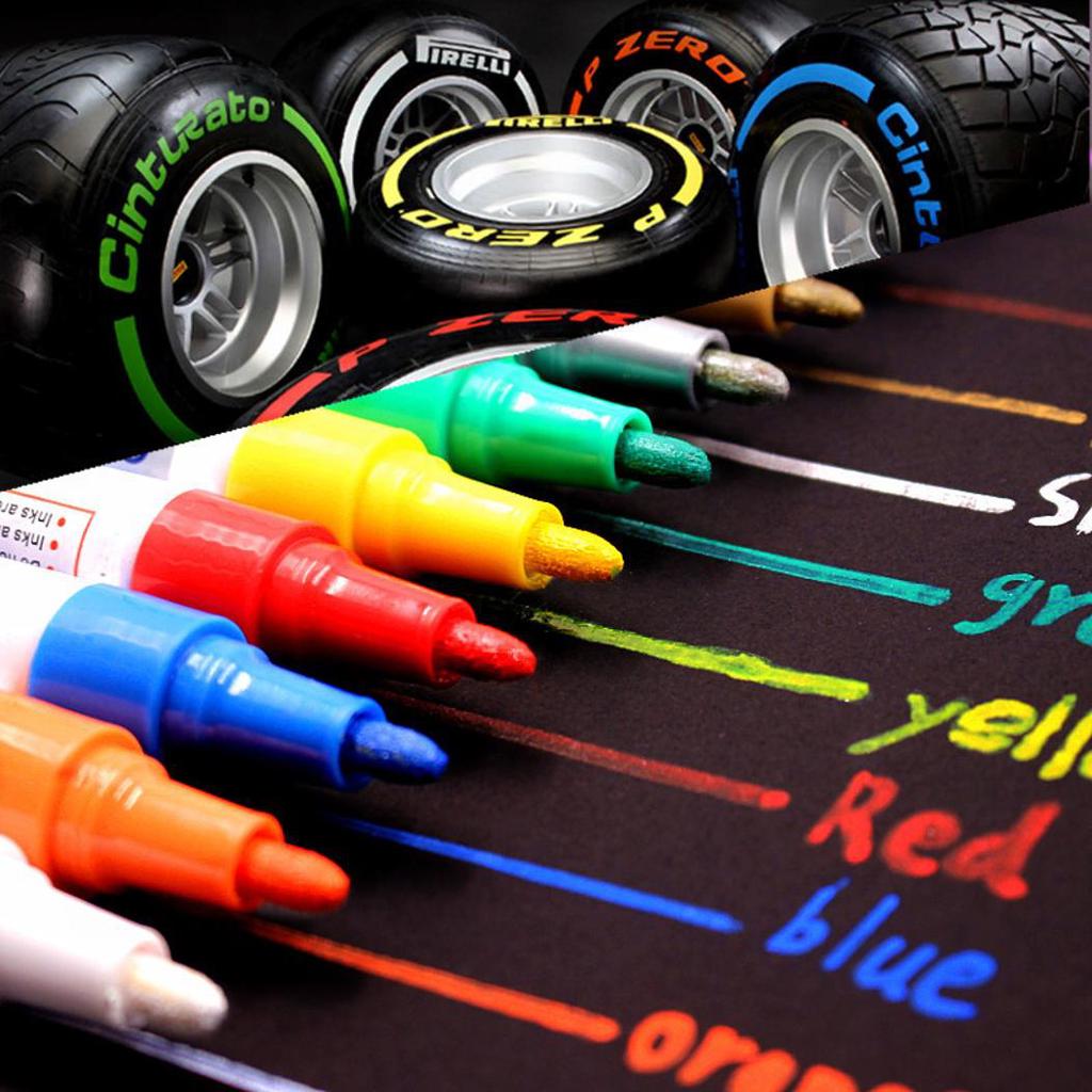 Red,Yollow-2pcs Color Combo-Tire Marker Pen