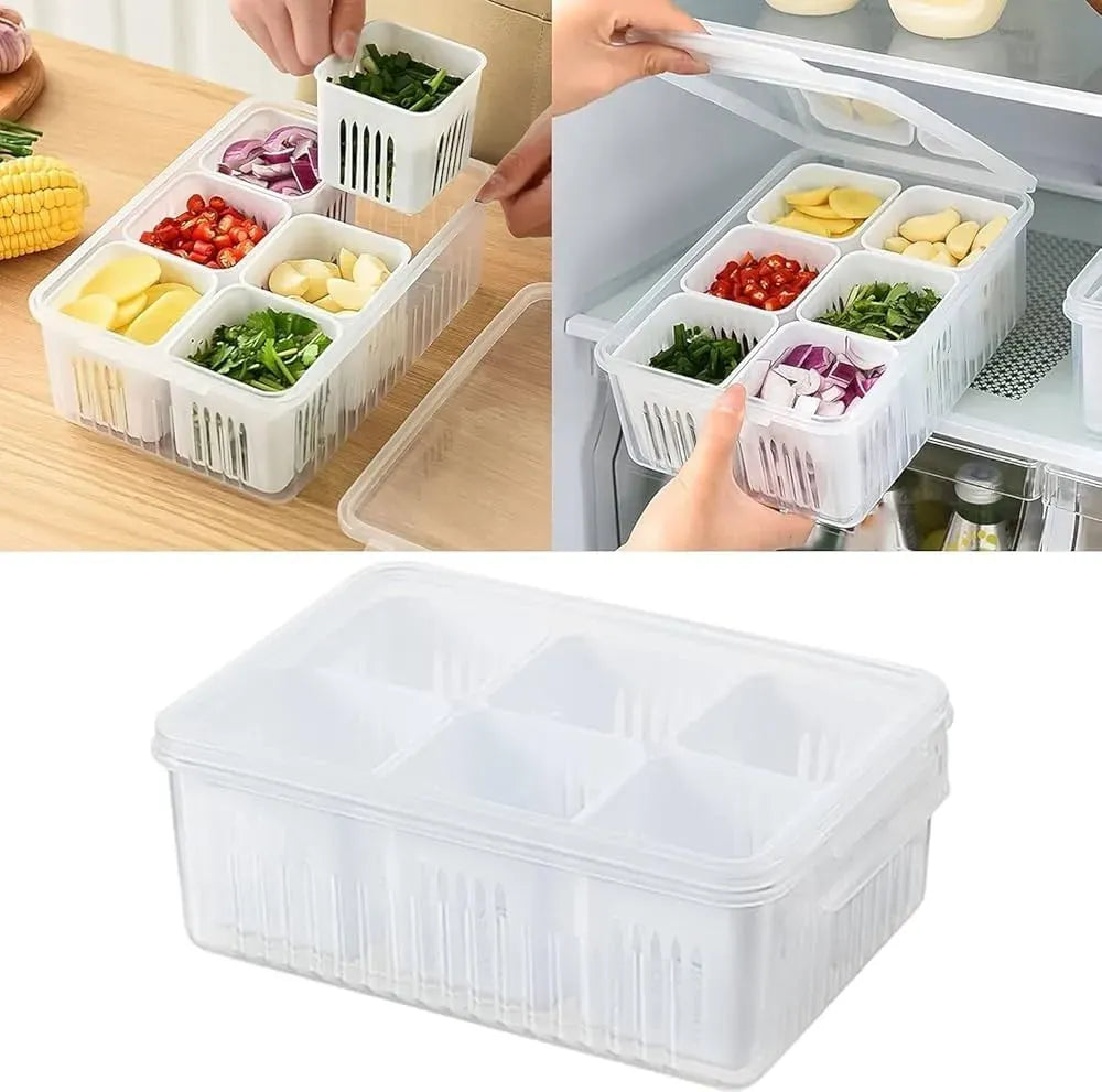 Refrigerator Vegetable Storage Box Organizer-2 Set