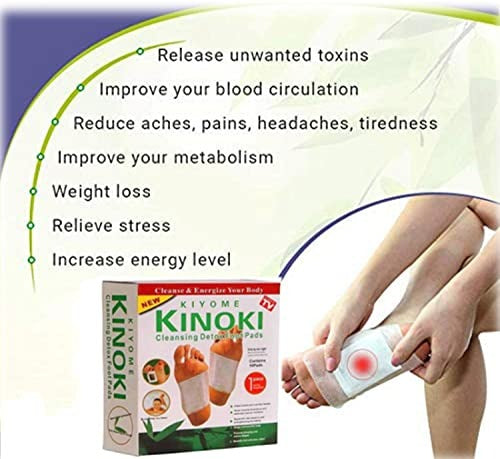 🌿20 Pads- Kiyome Kinoki Cleansing Detox Foot Pads 🌿