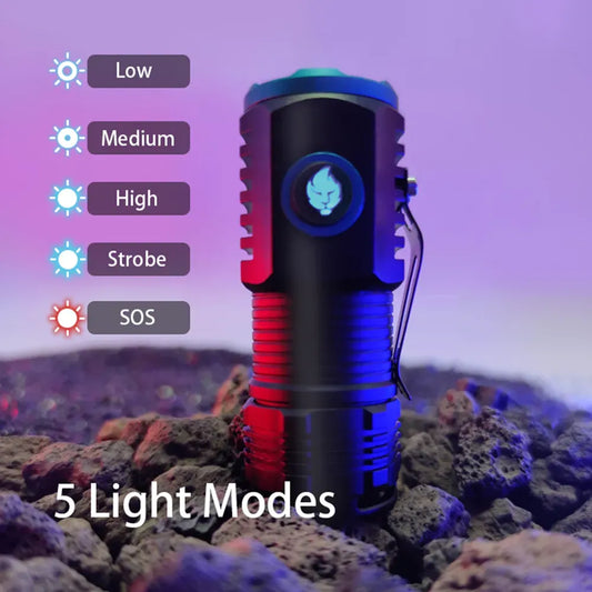 Strong Light 3*SST20 LED Mini EDC Flashlight