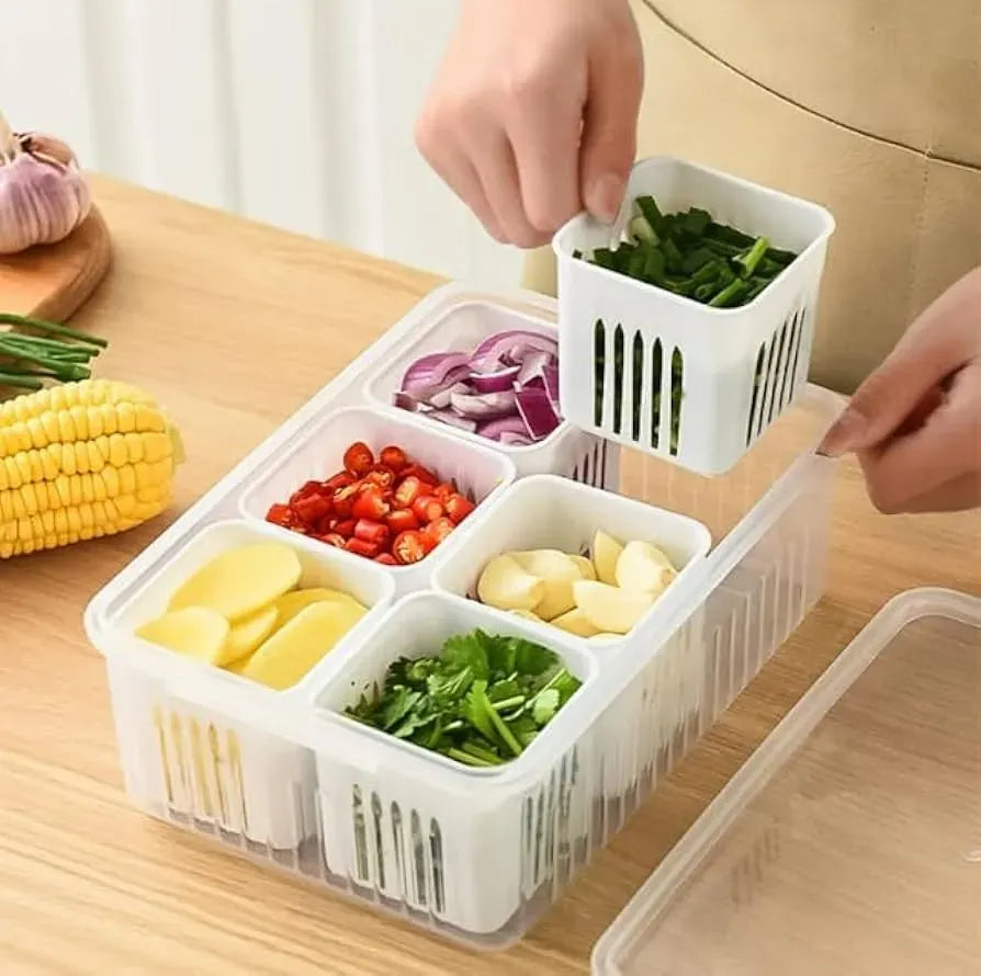 Refrigerator Vegetable Storage Box Organizer-2 Set