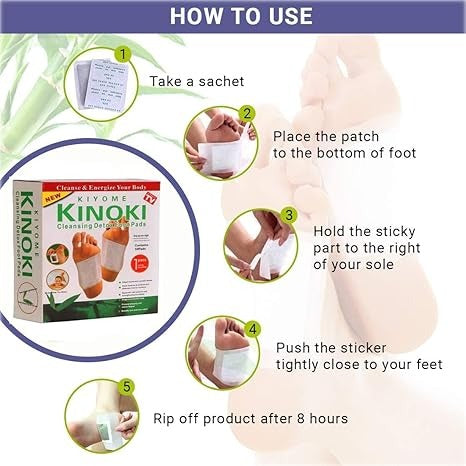 🌿20 Pads- Kiyome Kinoki Cleansing Detox Foot Pads 🌿