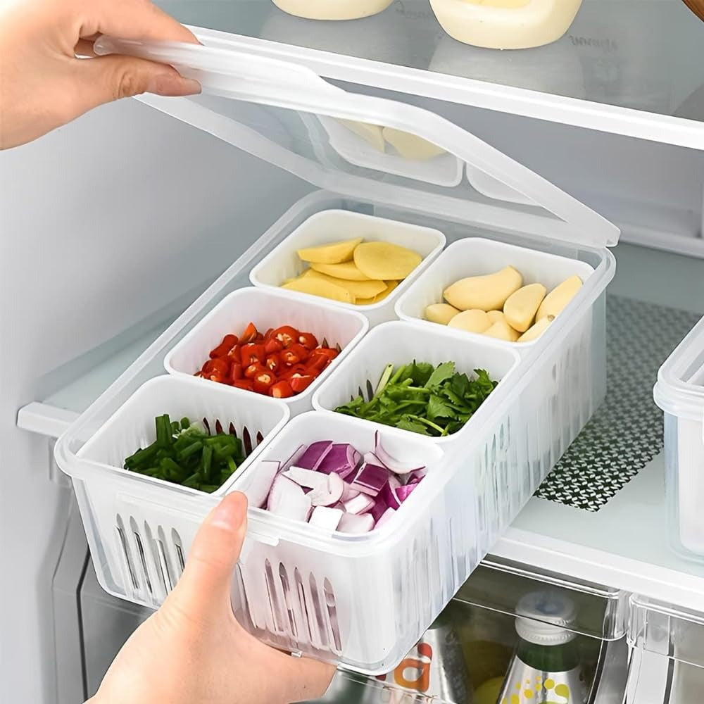 Refrigerator Vegetable Storage Box Organizer-3 Set