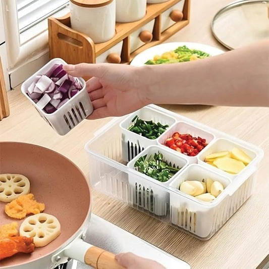 Refrigerator Vegetable Storage Box Organizer-1 Set