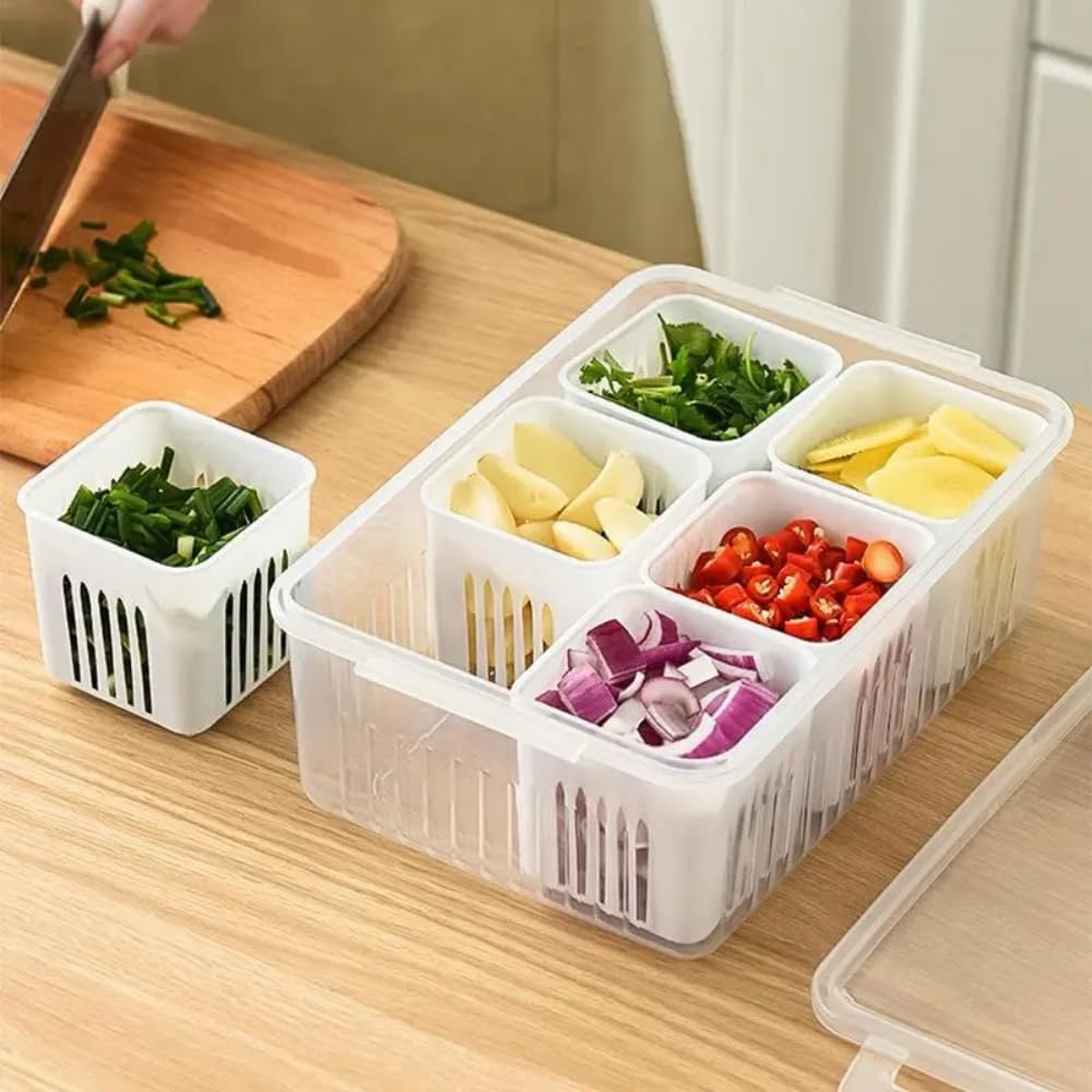 Refrigerator Vegetable Storage Box Organizer-2 Set